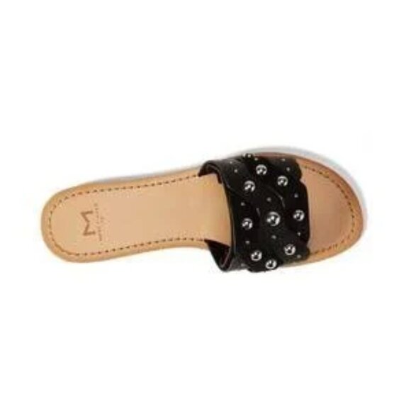 Marc Fisher Paxton Studded Leather Slides 6 - Picture 5 of 8